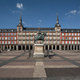 Madrid’s Plaza Mayor Square on Saturday, March 14. That day, Prime Minister Pedro Sánchez announced a national lockdown to contain the spread of the novel coronavirus in the country.
